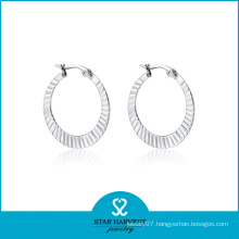 100% Handmade Fine Silver Earring Jewellery with CZ (E-0060)